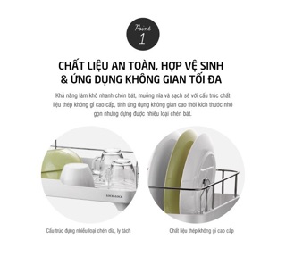 [LOCK&LOCK]KỆ CHÉN 2 TẦNG LOCK&LOCK-LDR2001