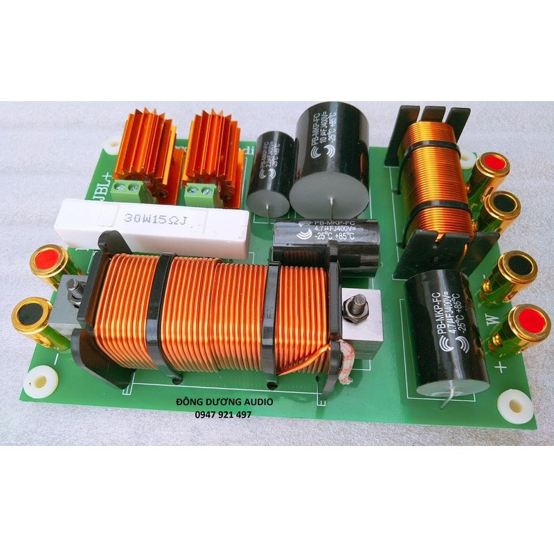 2 MẠCH PHÂN TẦN 1 BASS 1 TREBLE CHO THÙNG LOA SÂN KHẤU PA280