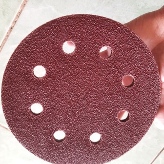 combo 10 tờ giấy nhám, giấy ráp tròn, giáp 36, giáp thô đường kính 180mm
