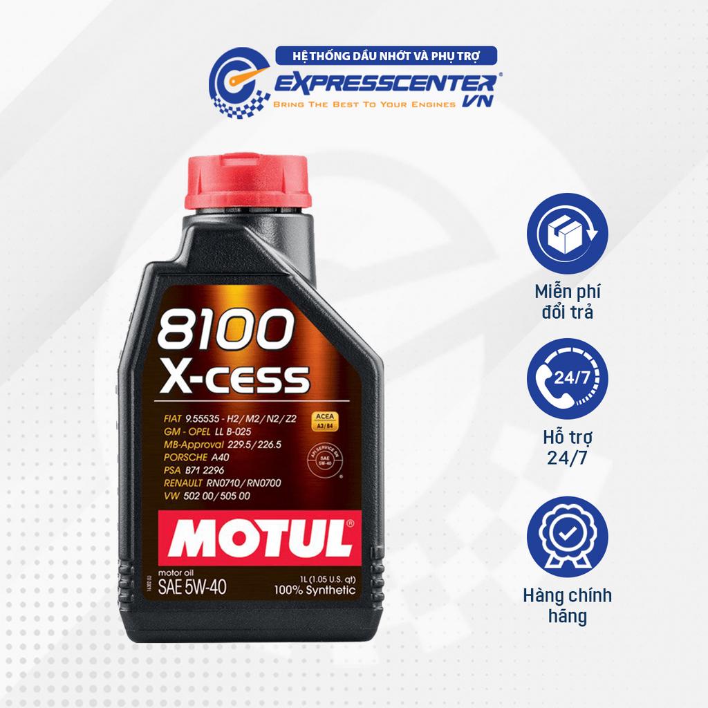 Dầu Nhớt Motul 8100 X-cess 5w40 1L
