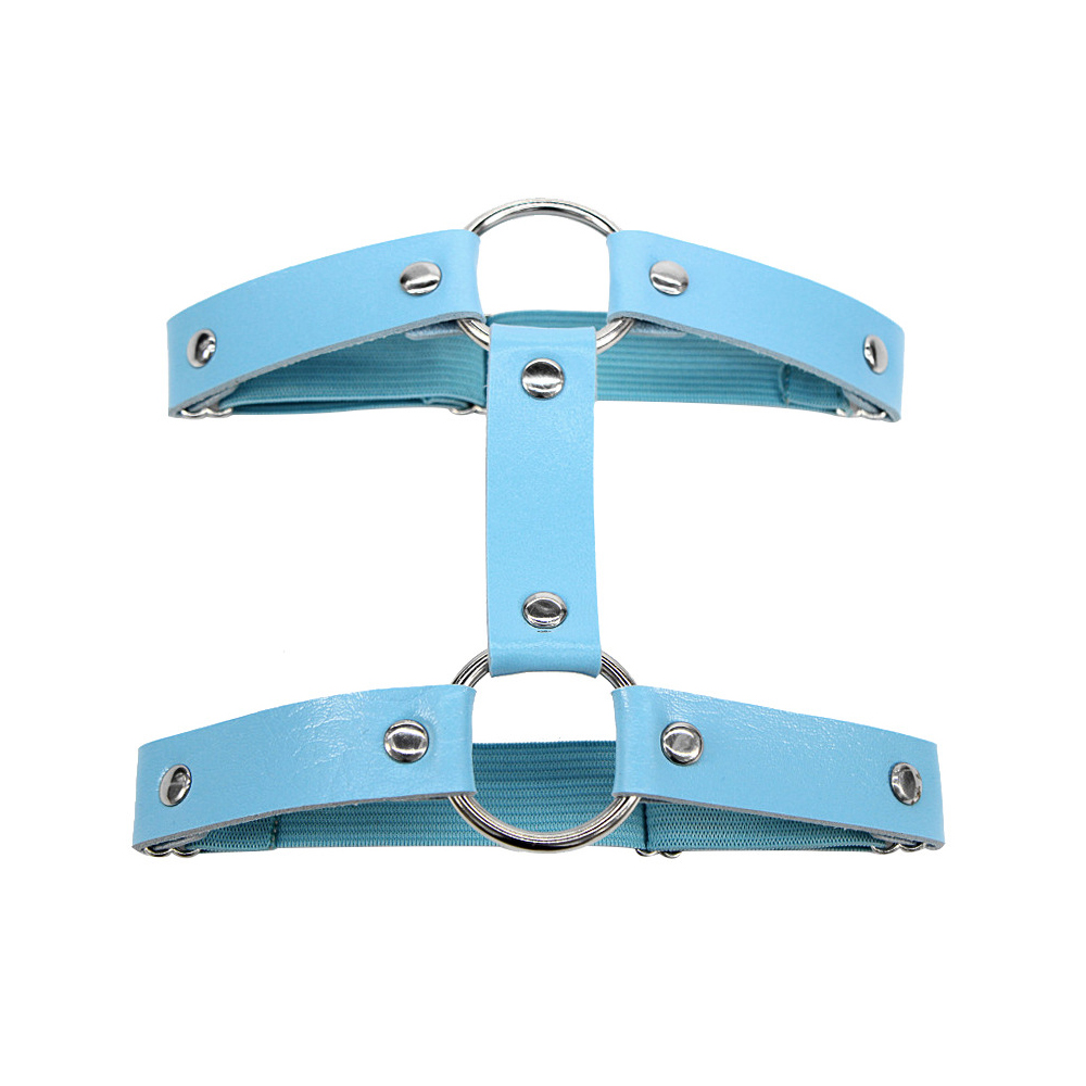 Dây đai buộc chân 2 hàng nhiều màu thời trang gothic cá tính