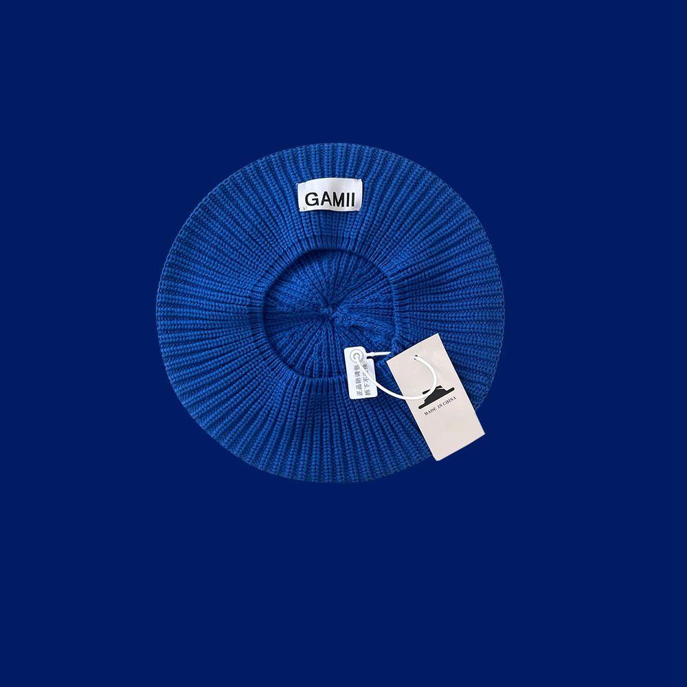 JARRED Mũ Beret Dệt Kim In Chữ Đơn Giản Thời Trang Thu Đông Cho Nữ