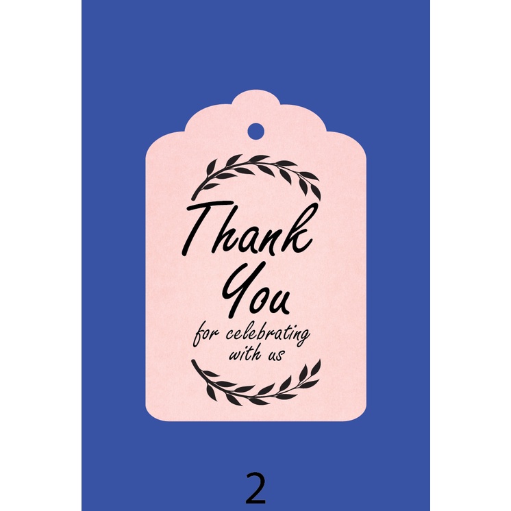 Tag Quần Áo, Tag Quà Tặng 6x4cm - 100 cái (có sẵn) tặng dây