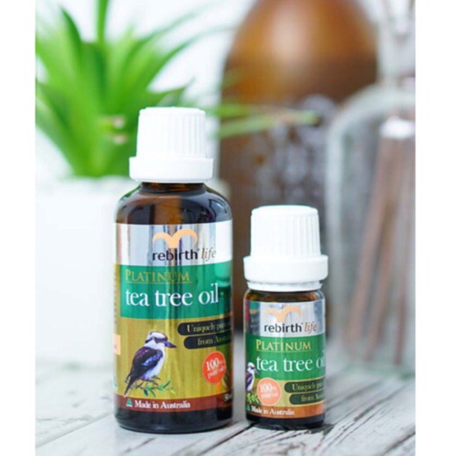 Tinh dầu tràm trà ngăn ngừa mụn Rebirth Life Platium Tea Tree Oil 10ml