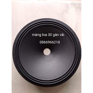 Màng loa bass 30 trơn gân vải.