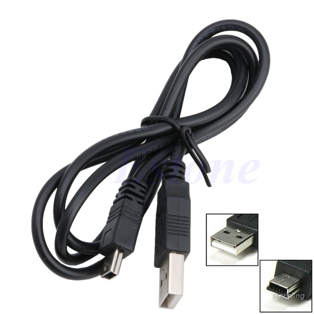 Dây Cáp Sạc Truyền Dữ Liệu USB 2.0 5 Pin 0.8m A-Male Sang Mini-B
