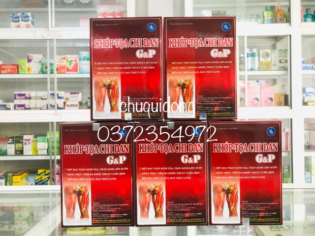 Khớp Tọa Chi Đan GP G&P hỗ trợ đau khớp