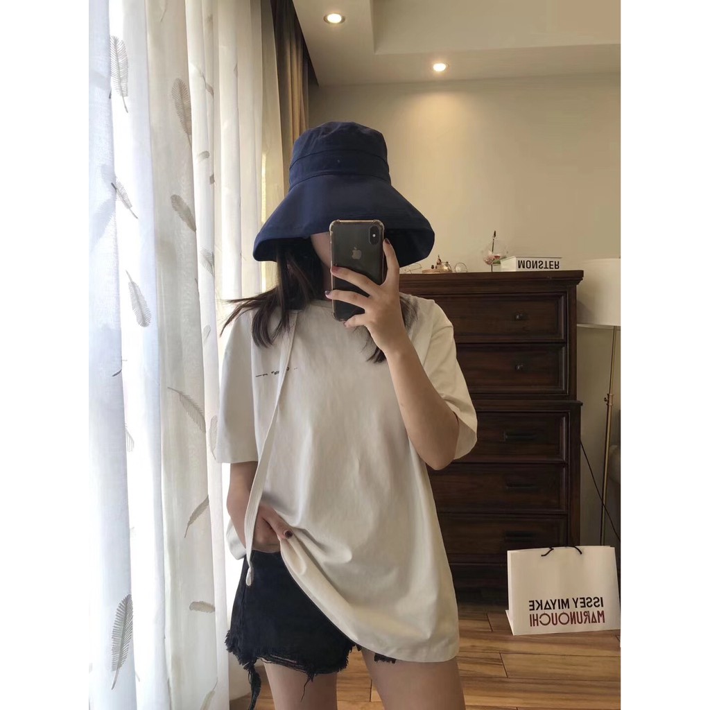 Nón Tai Bèo Vành Rộng Chống Tia uv Kiểu Nhật Hàn Dễ Phối Đồ Thời Trang Mùa Hè Cho Nữ