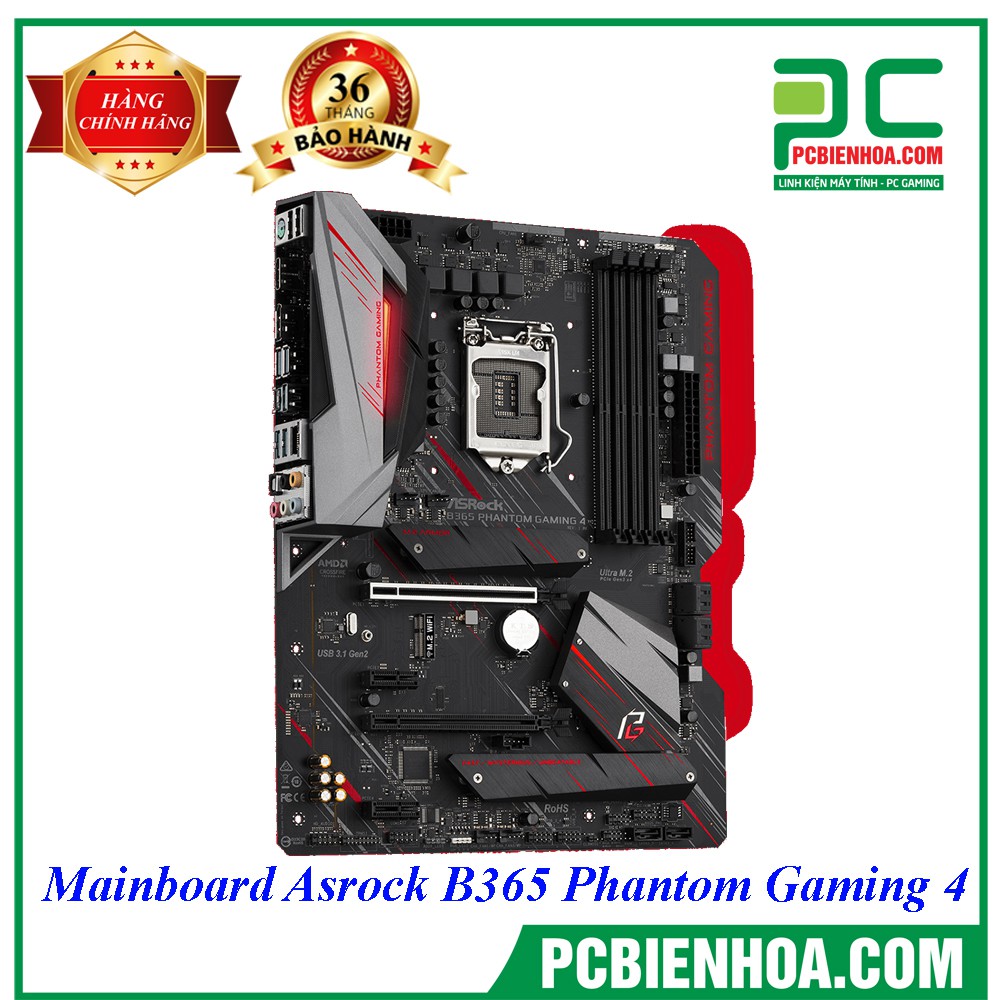 Bo mạch chủ ASROCK B365 PHANTOM GAMING 4 chính hãng