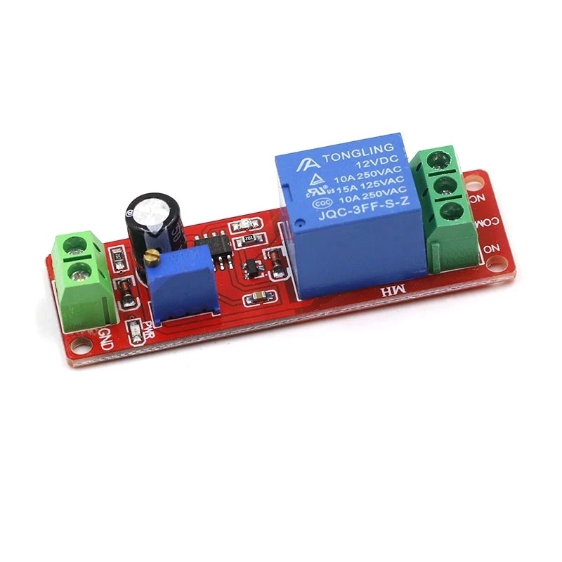 Mô đun rơ le điều chỉnh độ trễ Ne555 12V