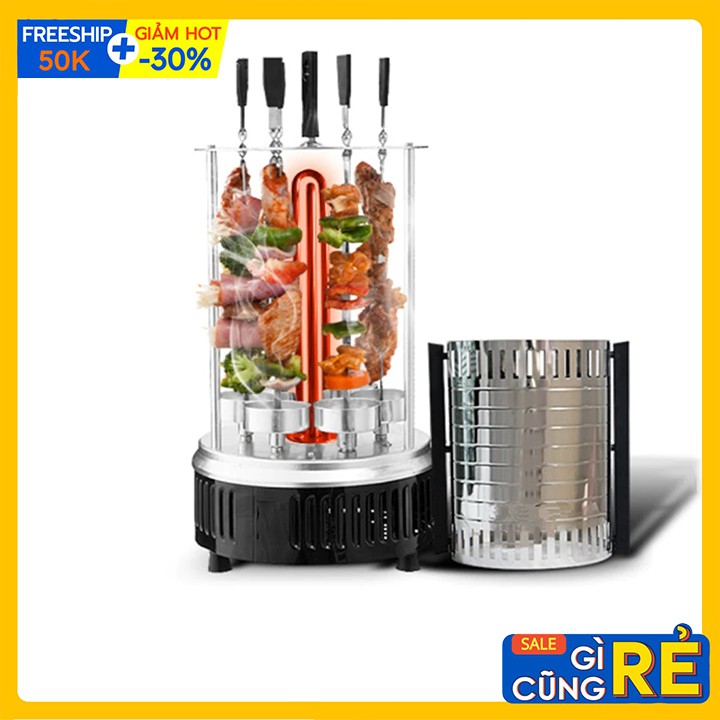 [Mã ELHADEV giảm 4% đơn 300K] Bếp nướng thịt xiên, nướng thịt bbq xoay 360 độ chính hãng SOKANY