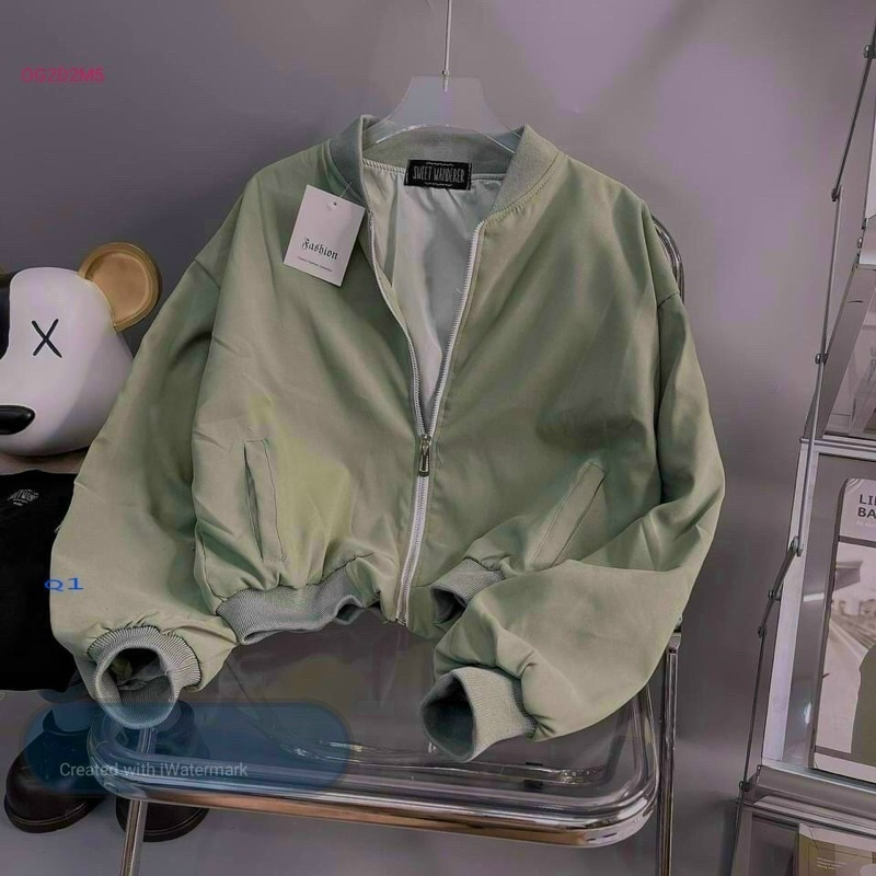 Khoác da lộn QC 2 lớp form lửng