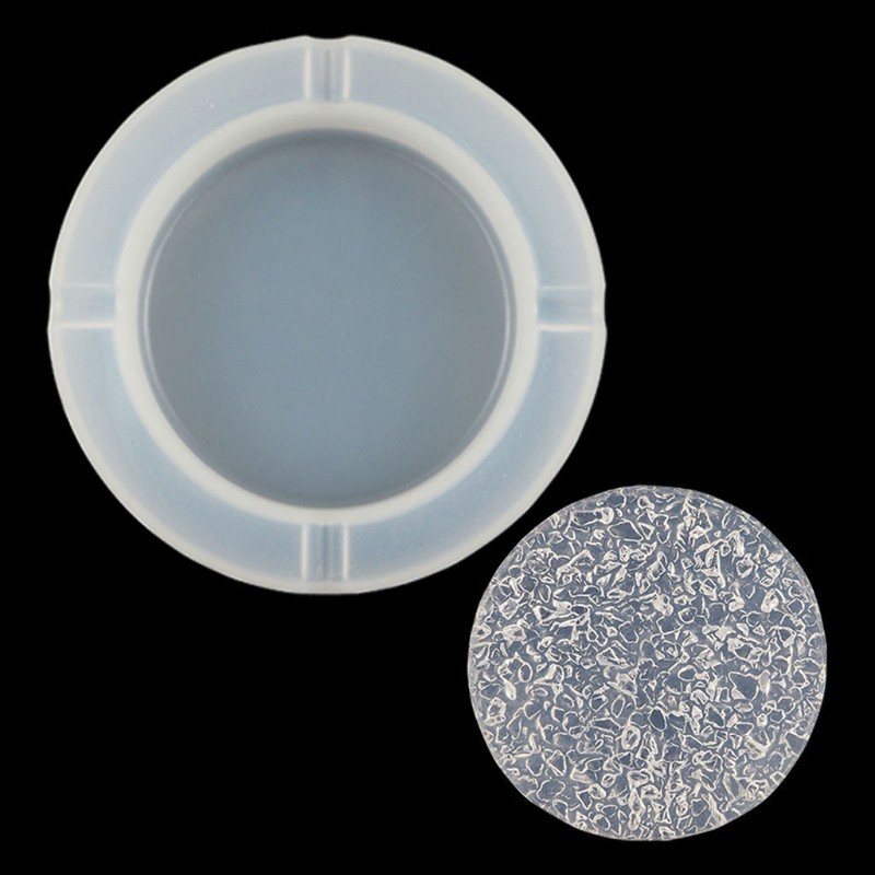 Khuôn Làm Gạt Tàn Thuốc Lá Hình Gợn Sóng Nước Bằng Nhựa Resin Trang Trí Nhà Cửa