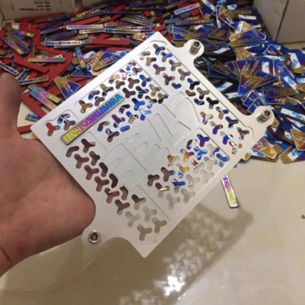 Che két nước Vario AB Click Lead mẫu Yoshimura tặng kèm đầy đủ tem titan ốc ắc dễ lắp đặt QU17