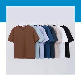 [Mã SKAMLTSM9 giảm 10% đơn 99K] Áo thun Supima Mind Bridge cổ V xuất Hàn
