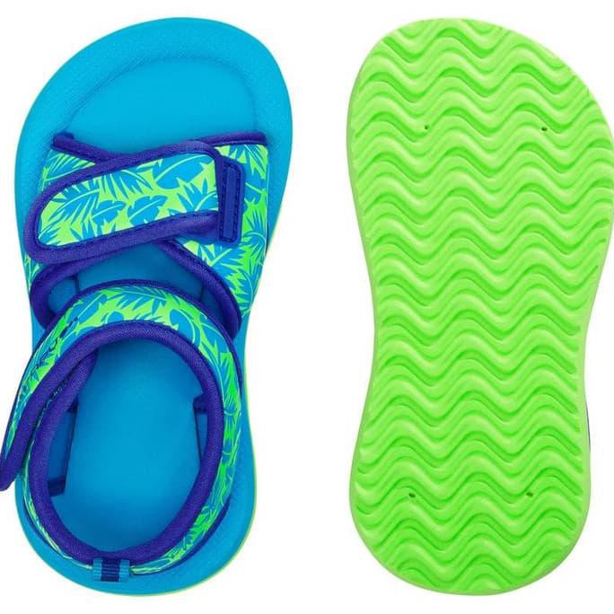 Giày Sandal Họa Tiết Lá Cây Màu Xanh Dễ Thương Cho Bé 8403691-24