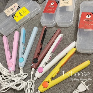 Sale máy là tóc mini socute kèm hộp nhựa siêu kute