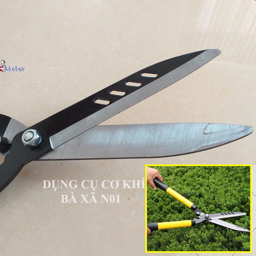 Kéo cắt tỉa cây cảnh, hàng rào chuyên dụng chất liệu thép không gỉ dễ dàng thay đổi kích thước khi cắt