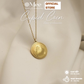 Dây chuyền MEE mặt thần Cupid, vòng cổ dài - N2802