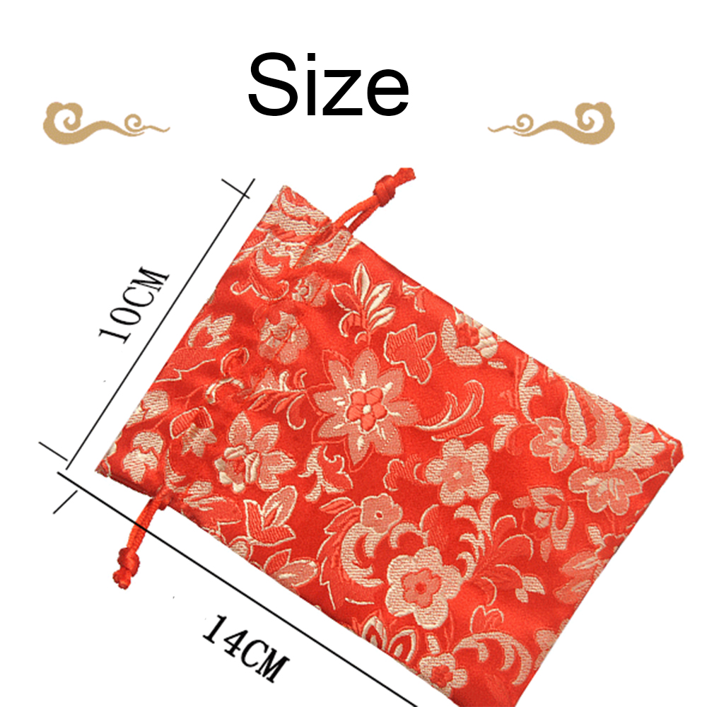 Túi dây rút đựng quà thêu họa tiết sang trọng