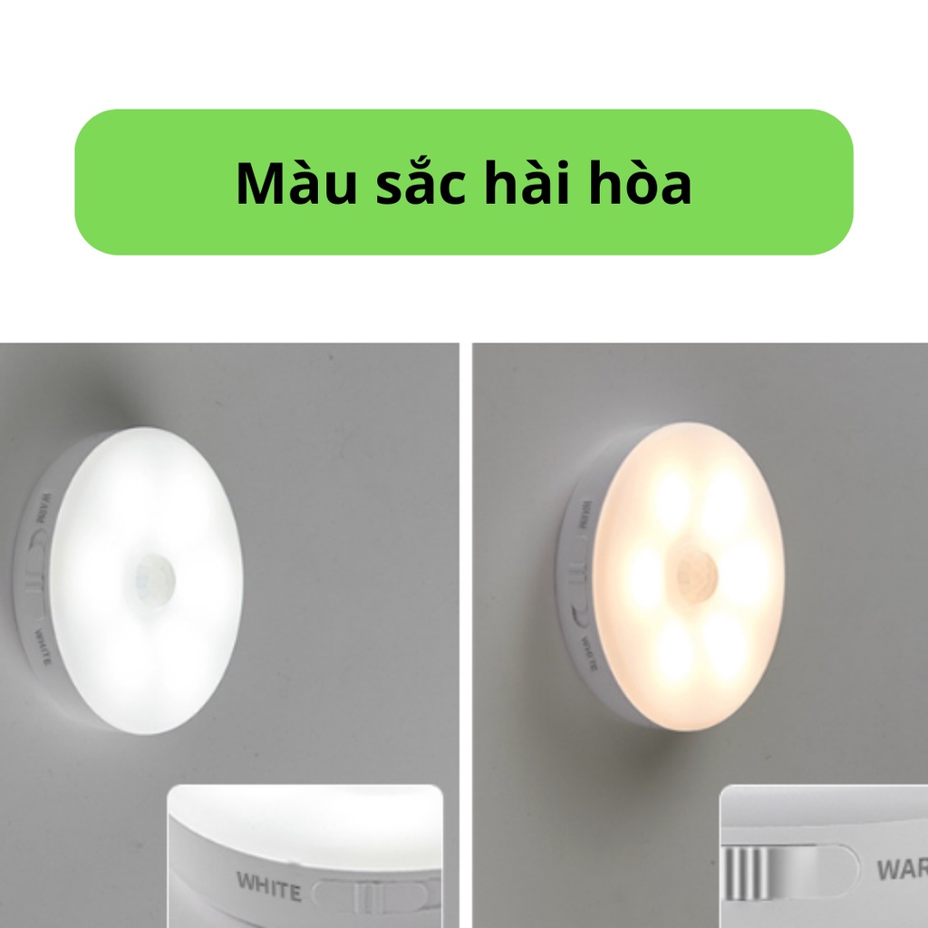 Đèn LED Cảm Biến Chuyển Động USB Cảm Biến Dán Tường Cầu Thang Nhà Bếp Tủ Đựng Quần Áo Tích Điện Sạc Điện