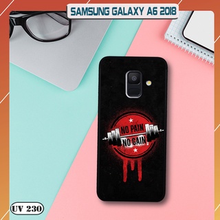 Ốp lưng nhám in hình 3d samsung galaxy a6 2018