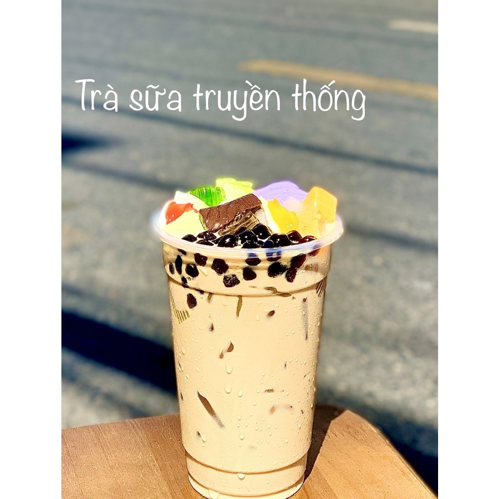Trà Sữa Truyền Thống Full Topping Thạch Szl | Shopee Việt Nam