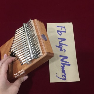 (Có video test) Đàn Kalimba Yael 17 phím gỗ Mahogany