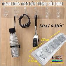 [FREESHIP❤️] THANH 6 MÓC DÁN TREO TƯỜNG SIÊU CHẮC CHẮN