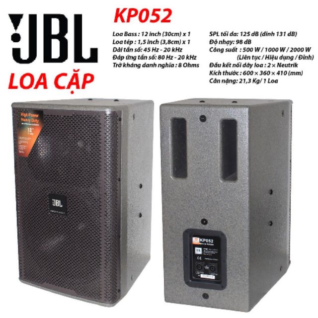 LOA FULL JBL KP 052 - NKCC