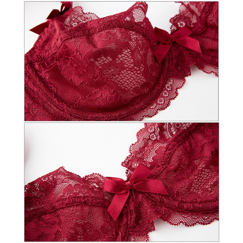 Set đồ lót Varsbaby thiết kế dạng ren xuyên thấu phong cách gợi cảm cho nữ | BigBuy360 - bigbuy360.vn