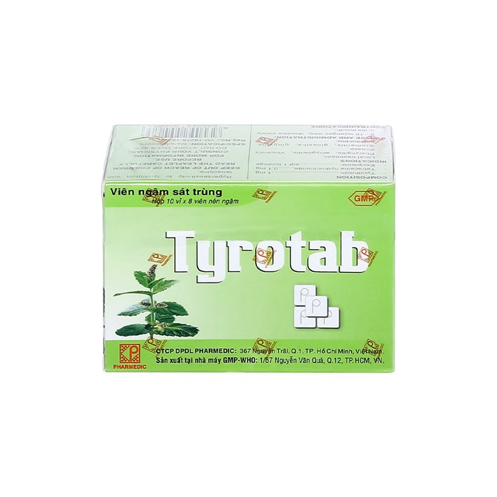 VIÊN NGẬM SÁT TRÙNG HỌNG - HỘP 80 VIÊN