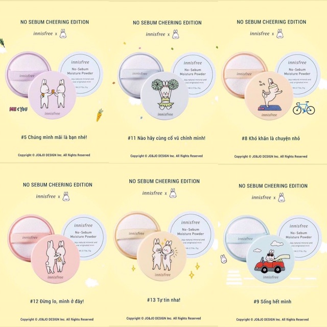 (Có sẵn) Phấn No sebum Innisfree phiên bản Limited BUNNY EDITION | BigBuy360 - bigbuy360.vn