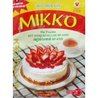 Bột làm bánh bông lan Mikko trộn sẵn gói 1kg