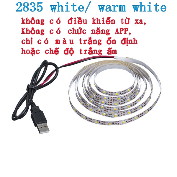 Dây đèn LED WELPUR RGB 16 màu thay đổi theo nhiệt độ có cổng USB+điều khiển từ xa tự trang trí phòng khách (có bán lẻ)