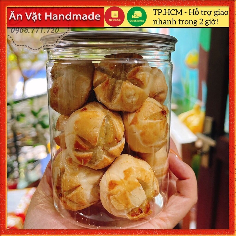 [Mã 254FMCGSALE giảm 8% đơn 500K] ( Đồ ăn vặt ) Bánh dừa sầu riêng hũ 300gr thơm ngon