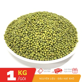 Túi 1KG đậu xanh Đà Lạt nguyên liệu hạt khô
