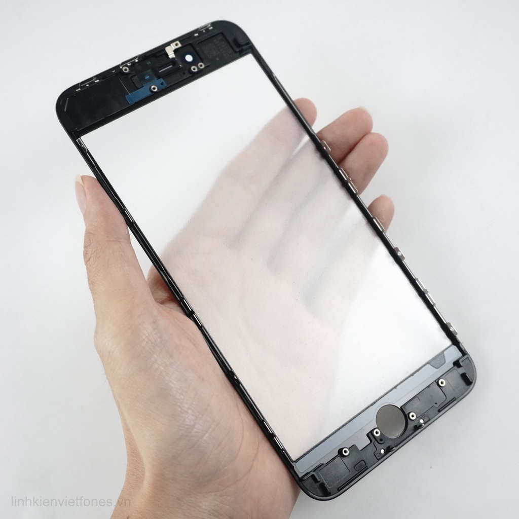 Mặt kính Liền Ron Ép Kính iP8 Plus (Trắng/ Đen)