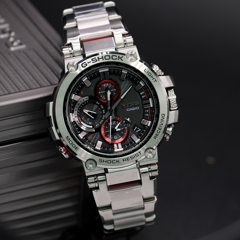 Đồng Hồ Casio Nam Dây Thép Không Ghỉ GSHOCK MTG-B1000D-1ADR Chính Hãng