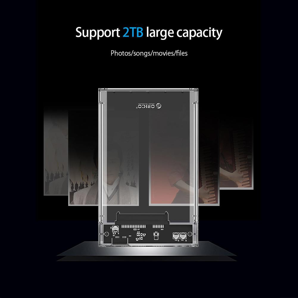 Vỏ đựng ổ cứng ngoài 2.5 Inch SATA USB3.0 HDD thương hiệu ORICO cao cấp | BigBuy360 - bigbuy360.vn