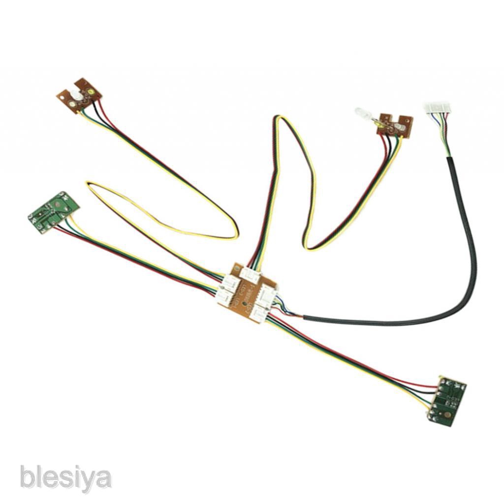 Set 5 cái/ bộ đèn led tỉ lệ 1:12 kim loại để sửa đổi mẫu máy MN99 MN99S