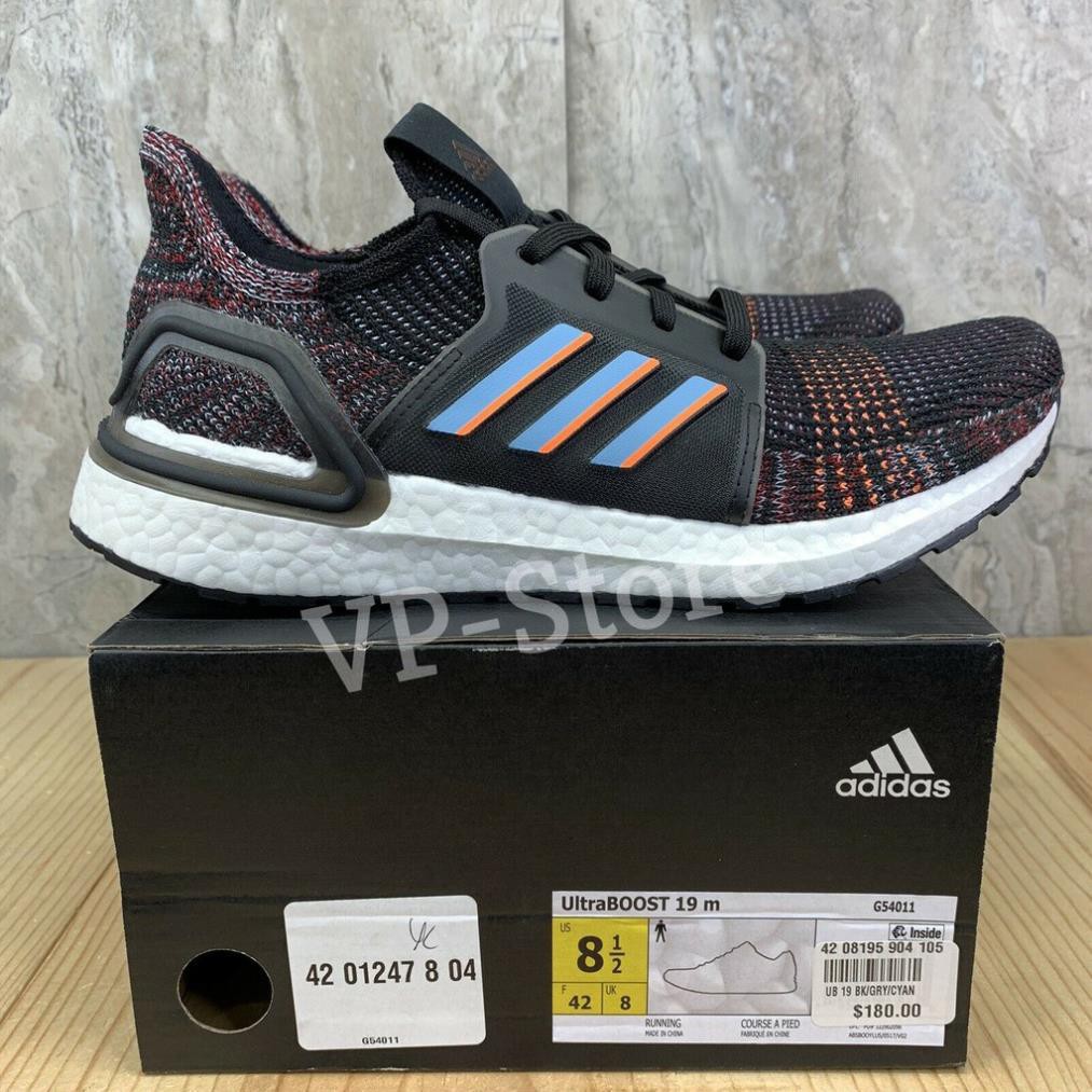 21 Giày Ultra Boost 19 "Black Glow" (G54011) chính hãng :)) . new ! . 🇻🇳 2020 : : ne11 12