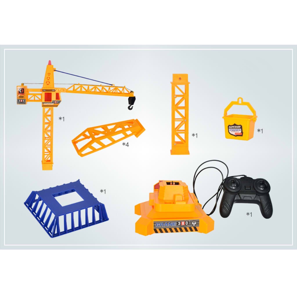 Xe Cần Cẩu Đồ Chơi Điều Khiển Từ Xa 30 Inch Dành Cho Trẻ Em