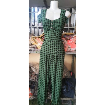 Bộ rớt vai quần dài ống túm thun lạnh hàn