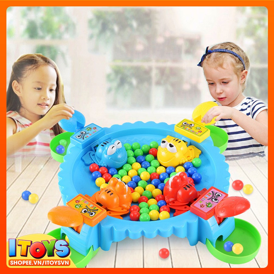 Ếch ăn hạt - đồ chơi giúp trẻ tương tác, nhanh nhẹn và hoạt