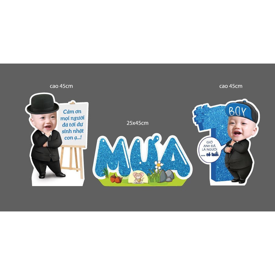 Combo thiết kế chibi cho bé
