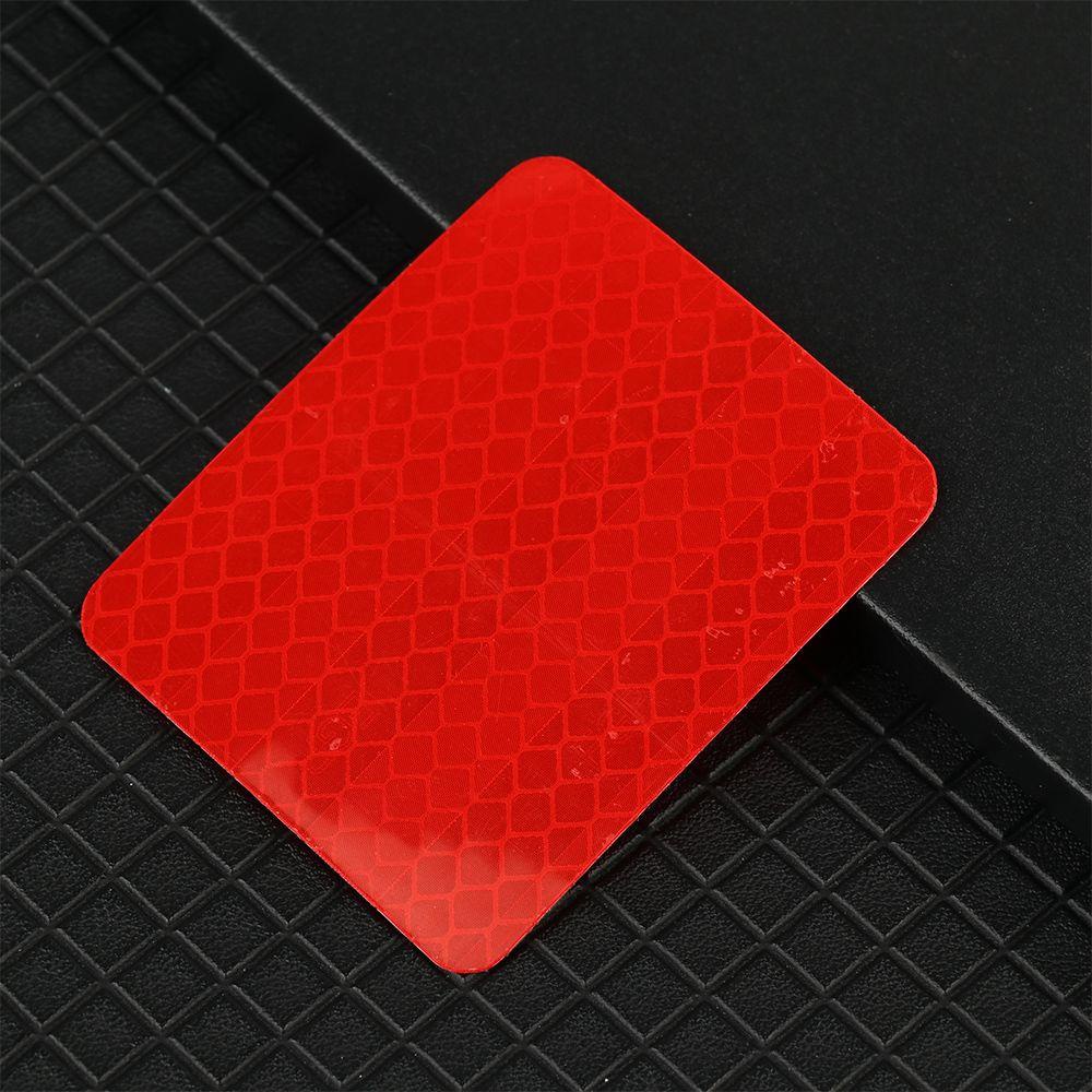 MUVAKO Set 1 / 2 Miếng Dán Phản Quang Màu Đỏ / Vàng Cảnh Báo An Toàn Cho Xe Scooter Điện