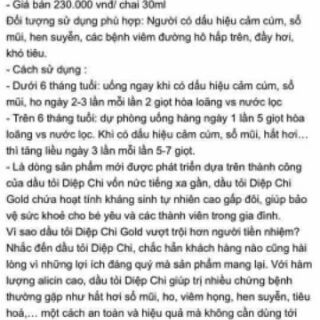 Dầu tỏi Diệp Chi Gold