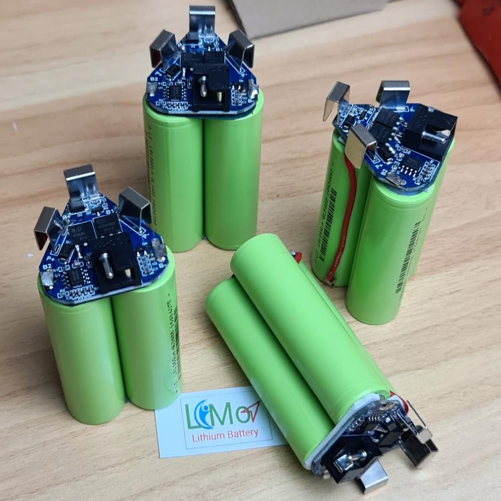 Pin máy khoan Makita 3S 12v 2600mah tam giác. Khối pin 3s 12.6V tam giác thay pin máy bắt vít, pin máy khoan 12v - LIMO