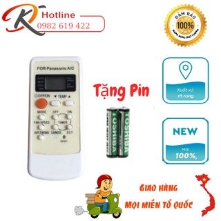 Điều khiển điều hòa Panasonic nút cam - Remote máy lạnh Panasonic nút cam - Tặng Pin - Bảo hành 1 đổi 1